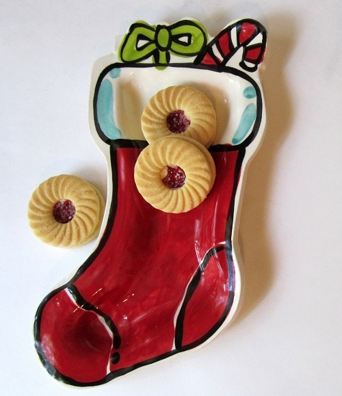 Stocking of Joy Dish by Nicole Engblom - © Blue Pomegranate Gallery