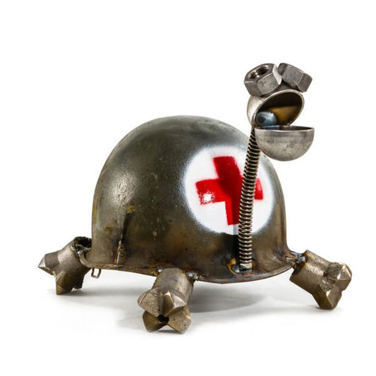 Red Cross Army Turtle by Fred Conlon - © Blue Pomegranate Gallery
