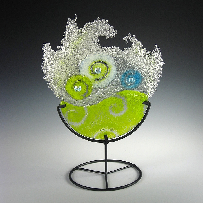 Mini Lime Splash in stand by Charlotte Behrens - © Blue Pomegranate Gallery