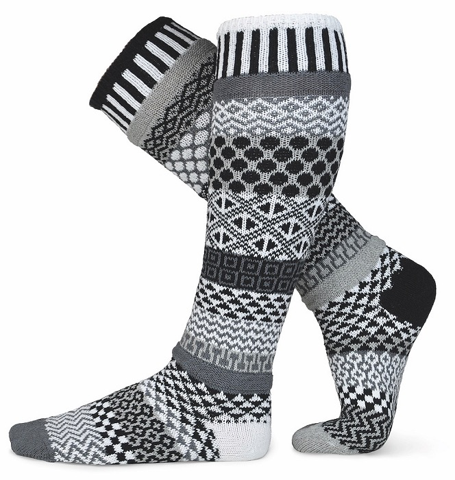 Adult Knee Socks made of recycled cotton by Marianne Makerlin - © Blue Pomegranate Gallery