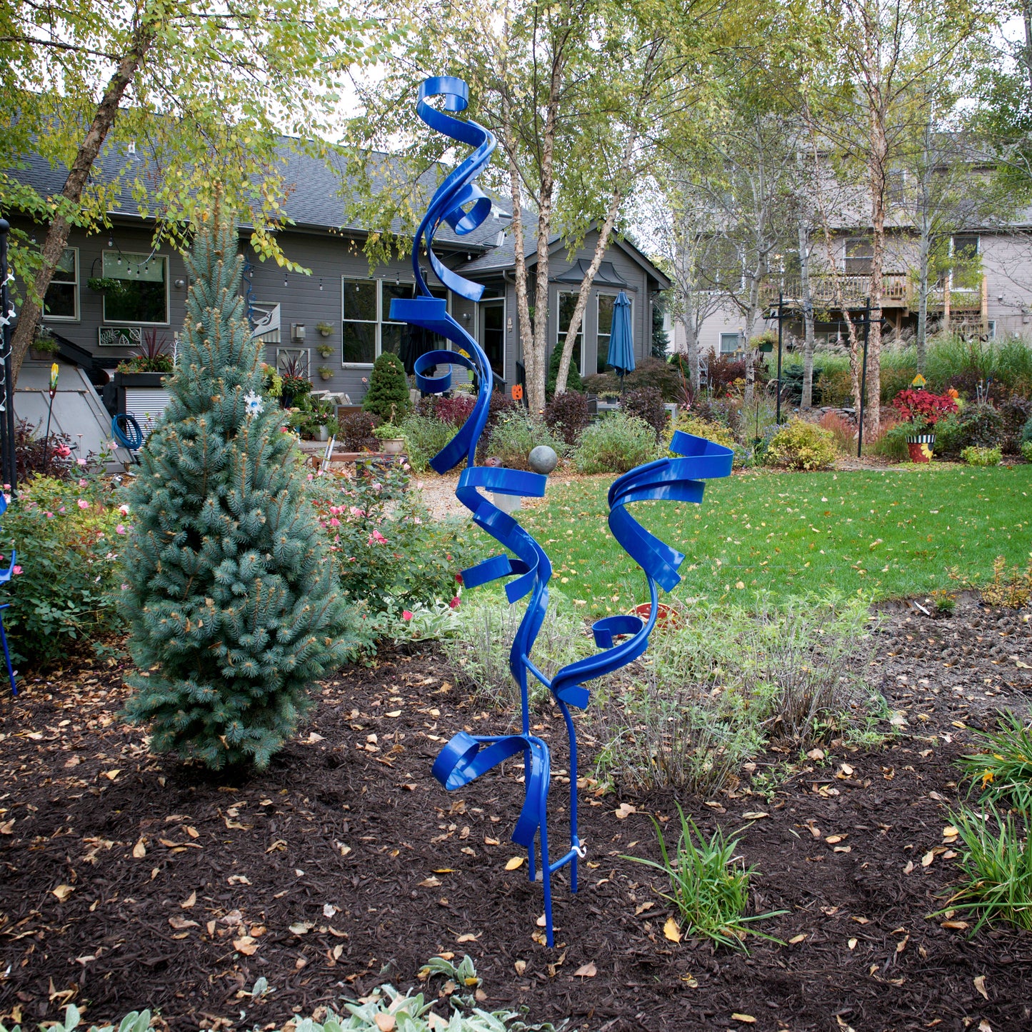 7 ft Blue Heavy duty Boing by Diane Mattern - © Blue Pomegranate Gallery