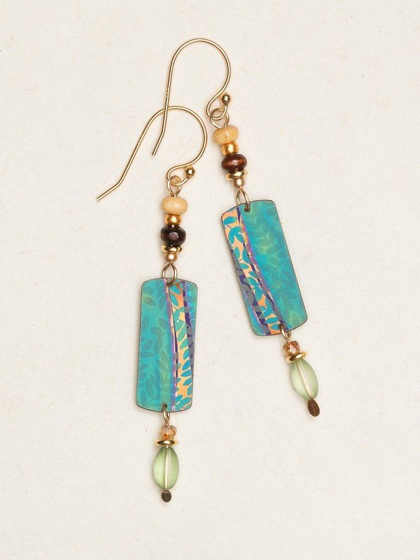 Tidal Teal Ciara Earrings by Holly Yashi - © Blue Pomegranate Gallery