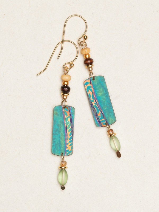 Tidal Teal Ciara Earrings by Holly Yashi - © Blue Pomegranate Gallery