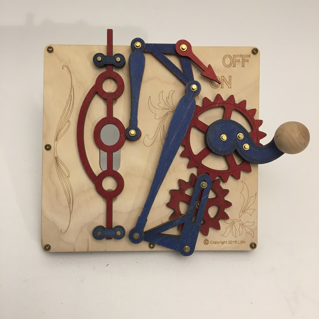 Wood Switch Plate single - © Blue Pomegranate Gallery