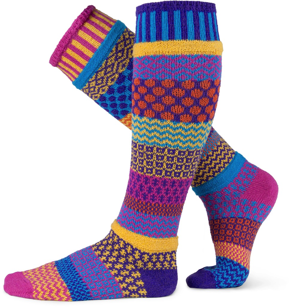 Adult Knee Socks made of recycled cotton by Marianne Makerlin - © Blue Pomegranate Gallery