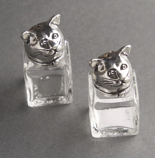 SM Cat S&P Shaker Set by Bonnie Bond - © Blue Pomegranate Gallery