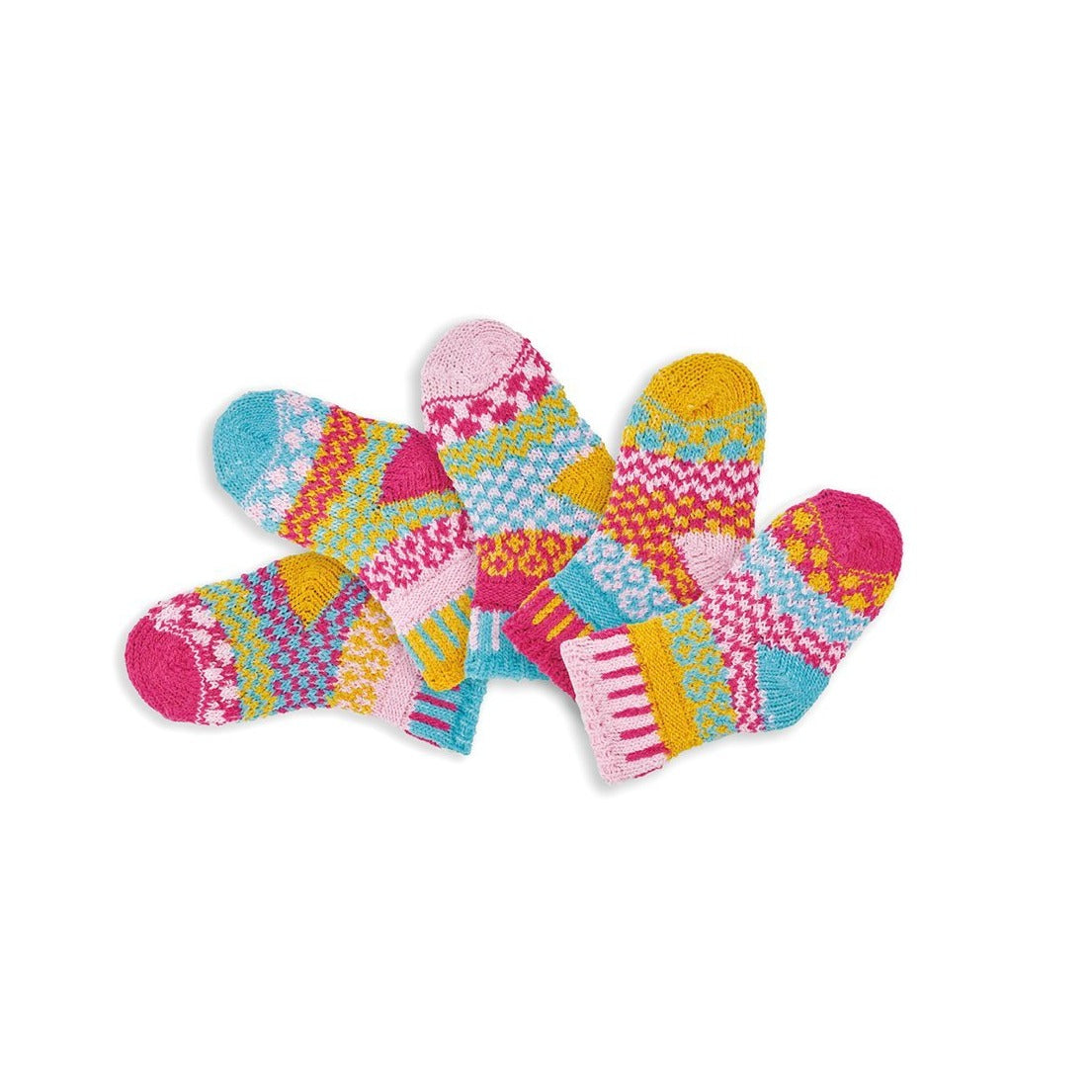 Cuddle Bug Baby Socks made of recycled cotton by Marianne Makerlin - © Blue Pomegranate Gallery