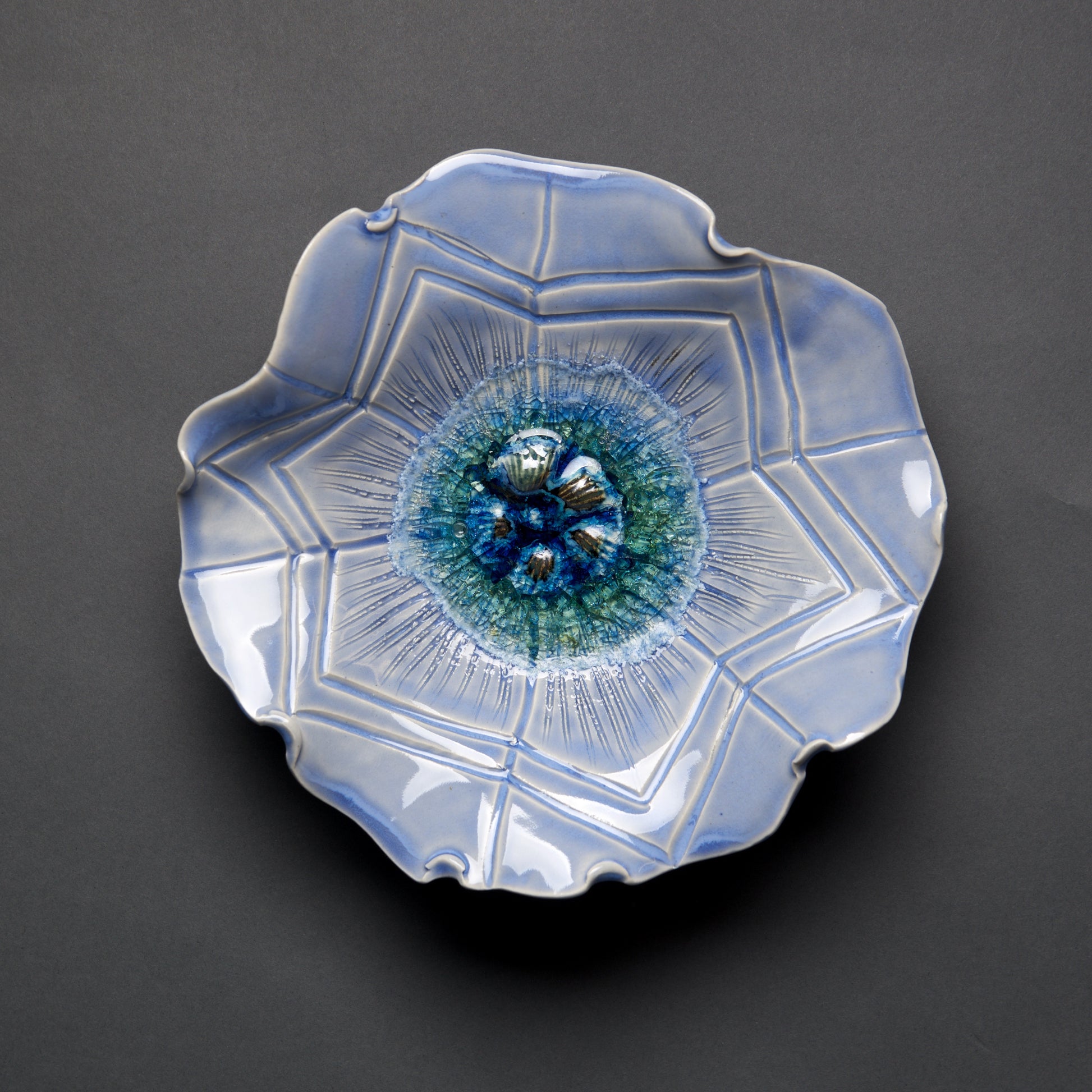 SM Blue Asters by Amy Meya - © Blue Pomegranate Gallery