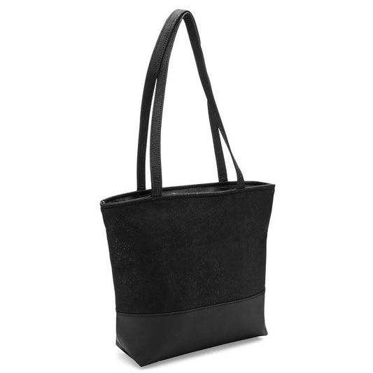 Be Basic Black Cork Shoulder Bag - Natalie DiBello - © Blue Pomegranate Gallery