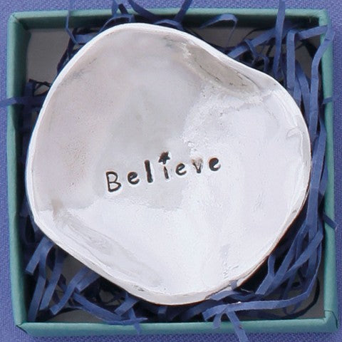 Believe Charm Bowl by Bonnie Bond - © Blue Pomegranate Gallery