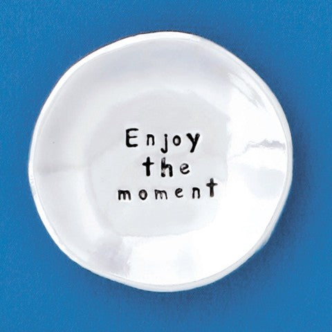 Enjoy the Moment Charm Bowl by Bonnie Bond - © Blue Pomegranate Gallery