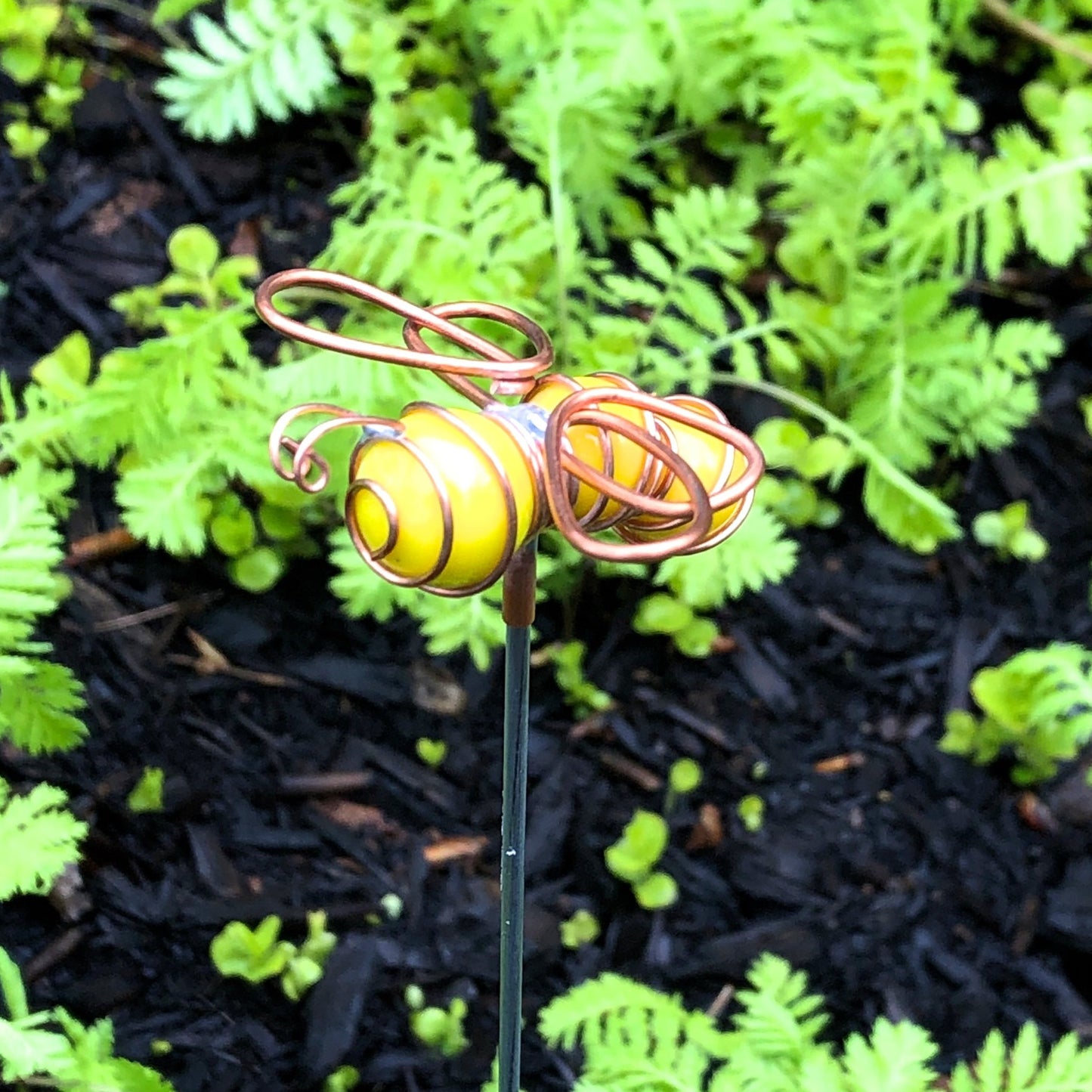 Beauford the Bumbling Bee Garden Stakeby Lisa Fida - © Blue Pomegranate Gallery
