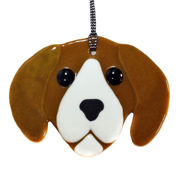 Dog Ornament, Sun Catcher by Charlotte Behrens - © Blue Pomegranate Gallery