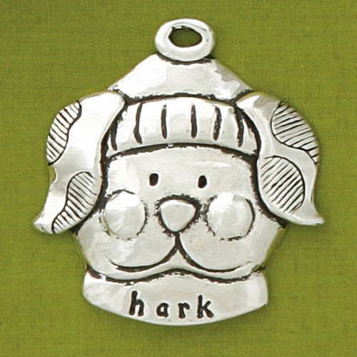 Dog Hark Jolly Ornament by Bonnie Bond - © Blue Pomegranate Gallery