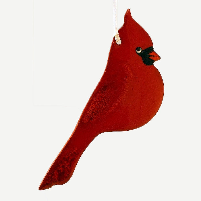 Cardinal Ornament by Molly Saunders - © Blue Pomegranate Gallery