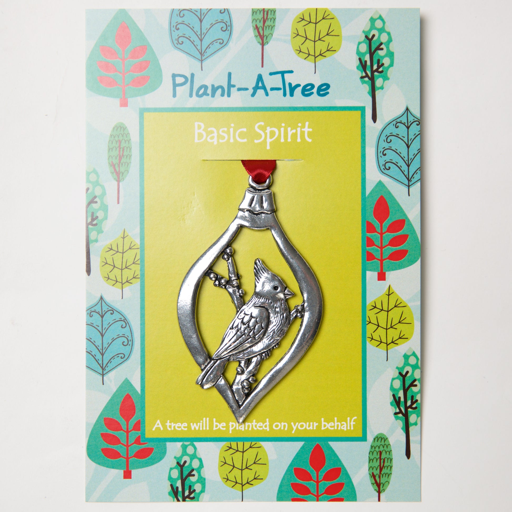 Cardinal Plant a Tree Ornament by Bonnie Bond - © Blue Pomegranate Gallery