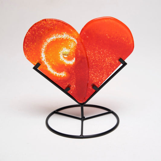 Large Heart in Stand by Charlotte Behrens - © Blue Pomegranate Gallery