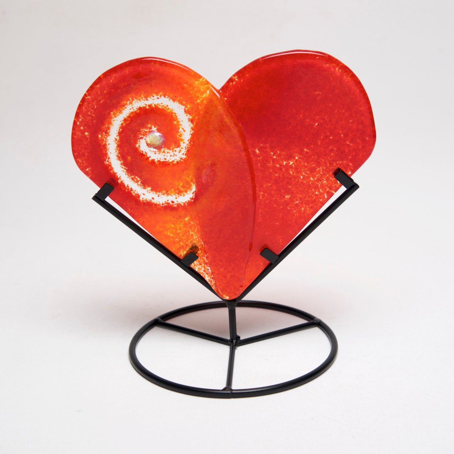 Large Heart in Stand by Charlotte Behrens - © Blue Pomegranate Gallery