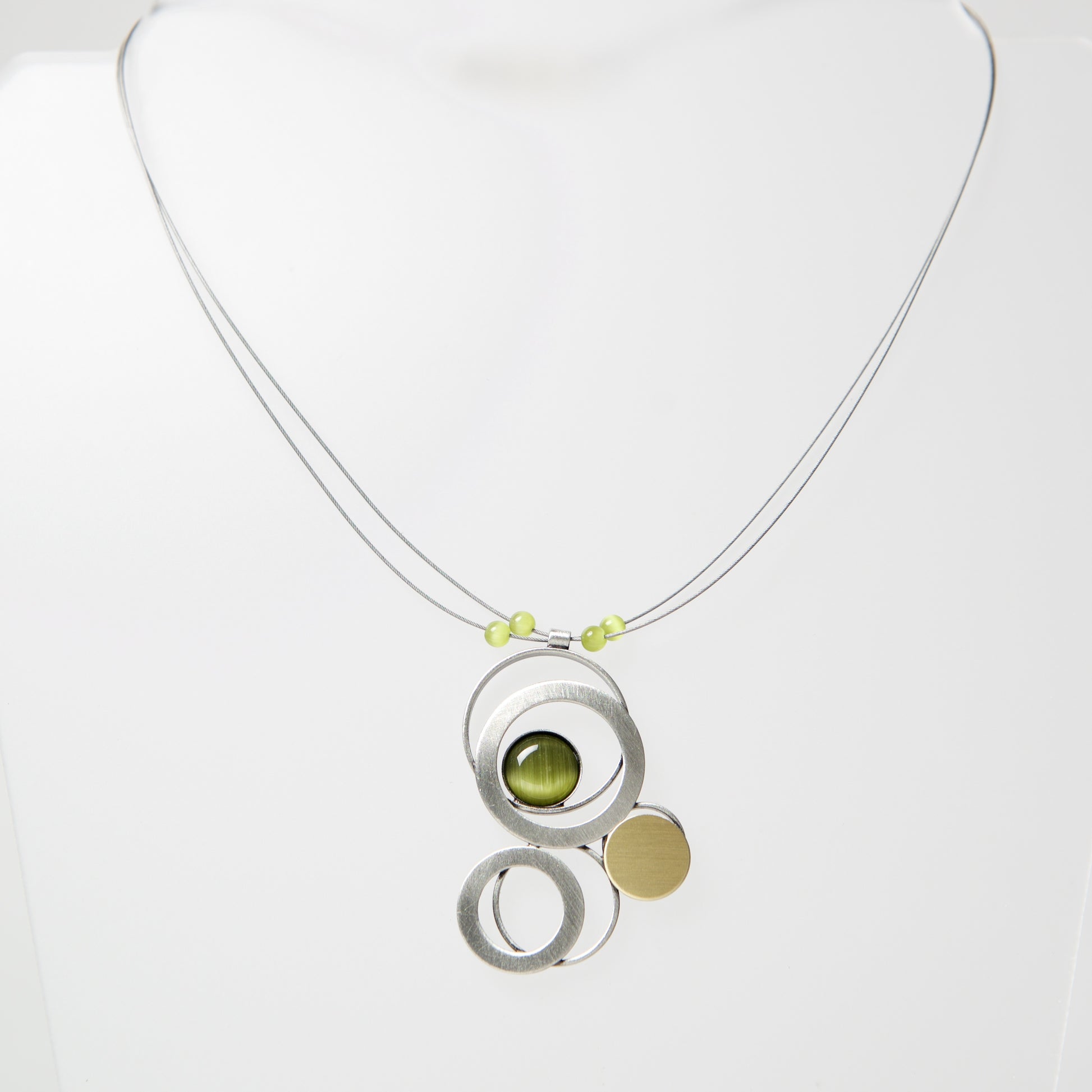Wire Necklace BF055 by Christophe - © Blue Pomegranate Gallery