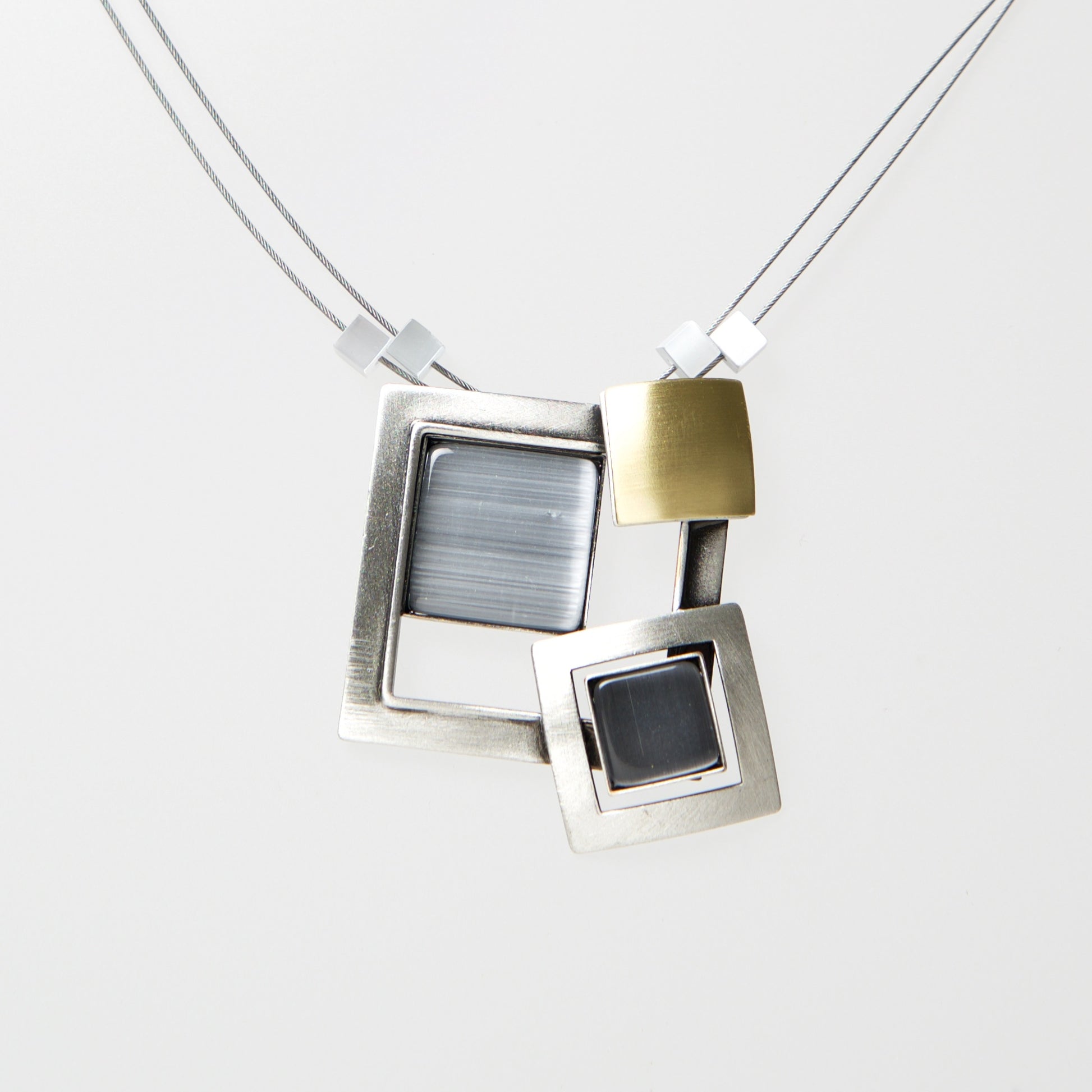 Wire Necklace EF653 by Christophe - © Blue Pomegranate Gallery