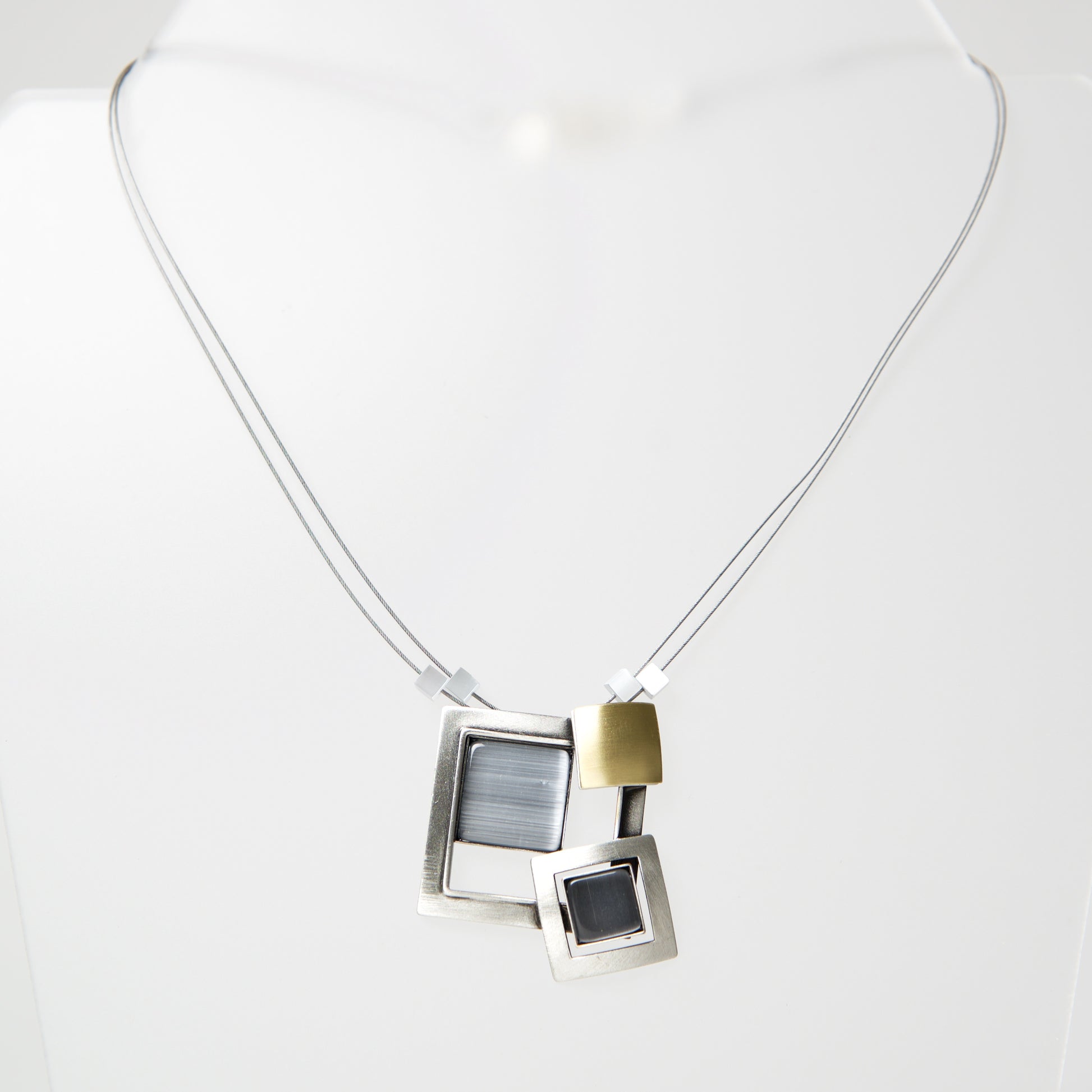 Wire Necklace EF653 by Christophe - © Blue Pomegranate Gallery