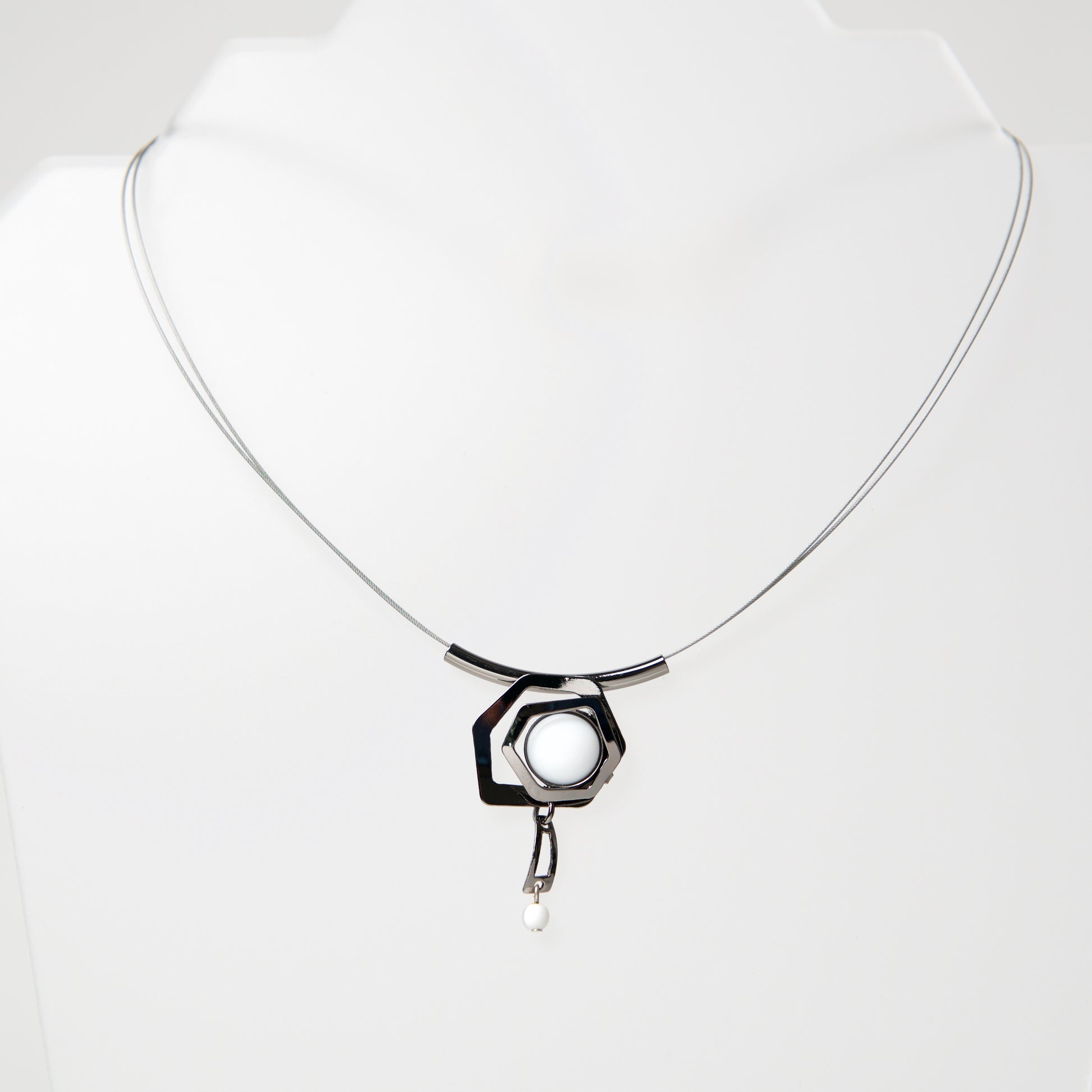 Wire Necklace HF722 by Christophe - © Blue Pomegranate Gallery