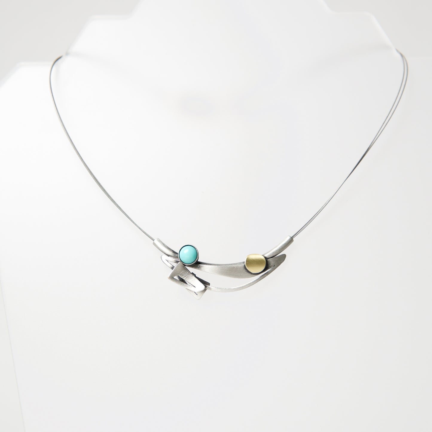 Wire Necklace HF784 by Christophe - © Blue Pomegranate Gallery