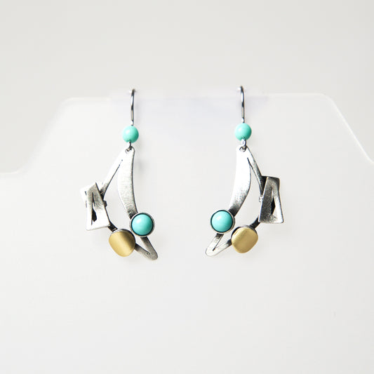 Hook Earrings HU884 by Christophe - © Blue Pomegranate Gallery