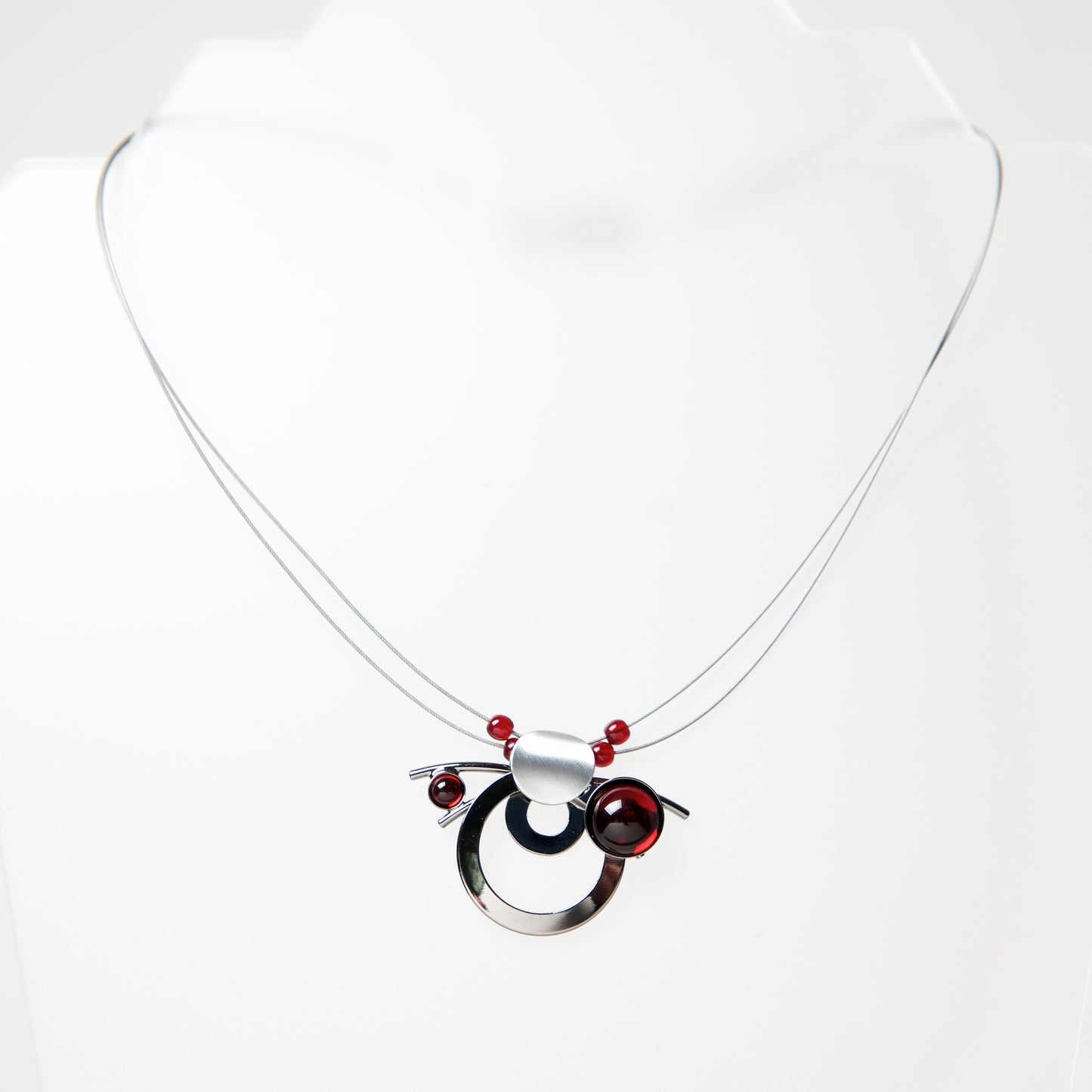 Wire Necklace KF304 by Christophe - © Blue Pomegranate Gallery