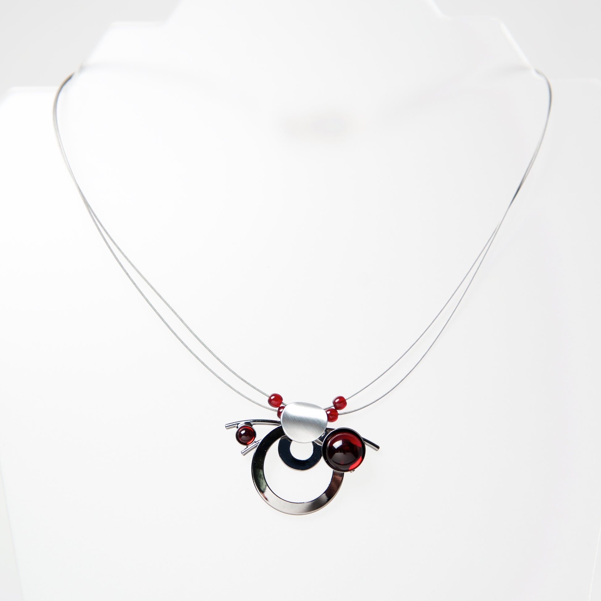 Wire Necklace KF304 by Christophe - © Blue Pomegranate Gallery