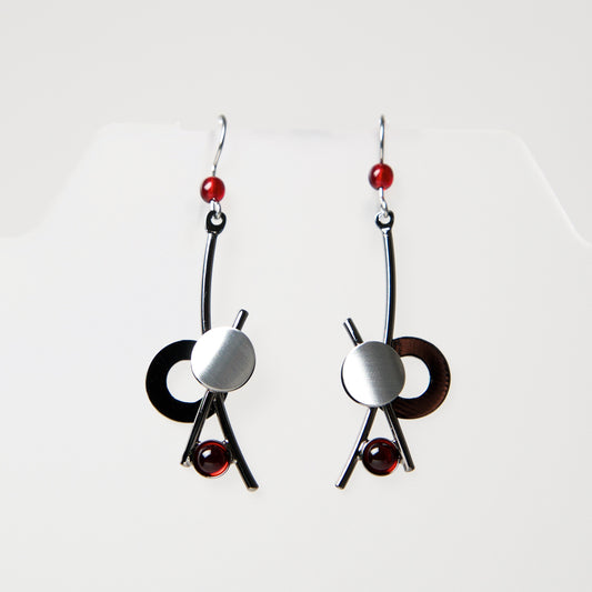 Hook Earrings KU334 by Christophe - © Blue Pomegranate Gallery