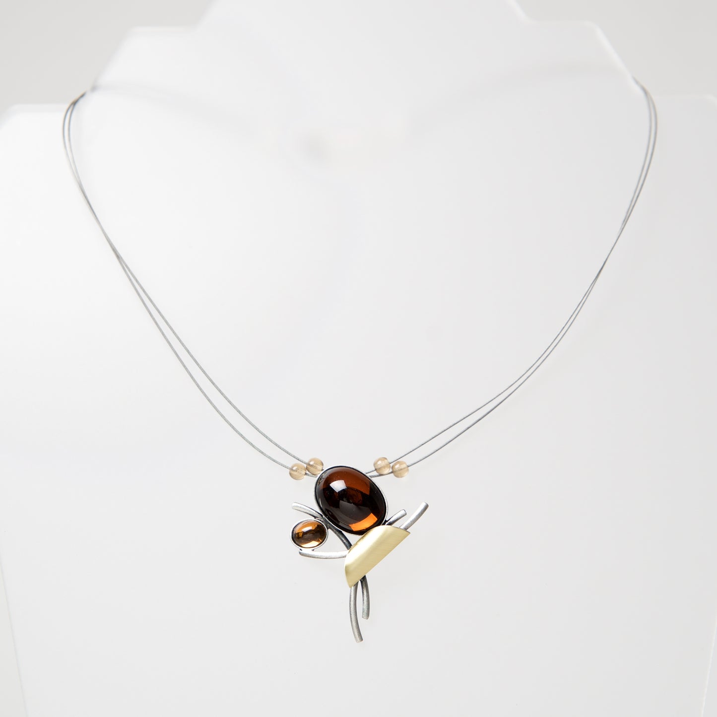 Wire Necklace LF102 by Christophe - © Blue Pomegranate Gallery