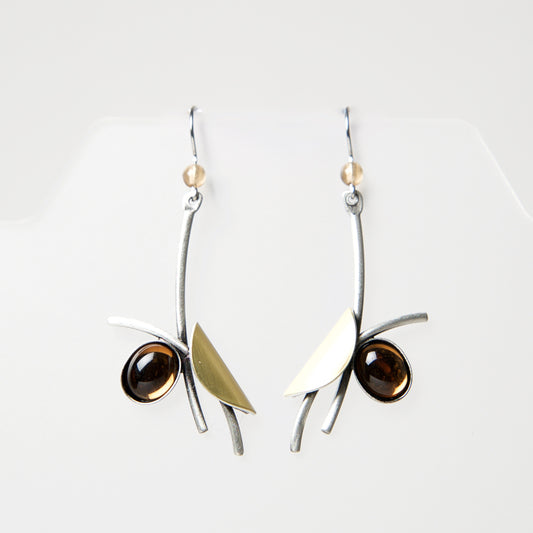 Hook Earrings LU132 by Christophe - © Blue Pomegranate Gallery