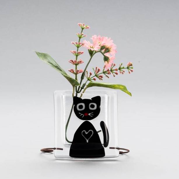 Cat Vase by Ebba Krarup - © Blue Pomegranate Gallery