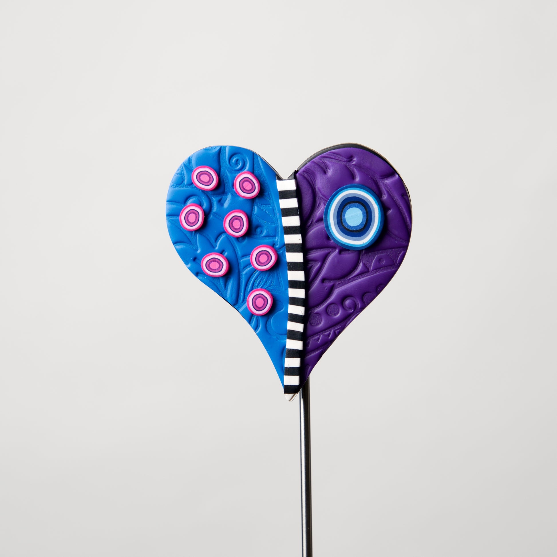 Clay Hearts by Kristi Thorndike Kent - © Blue Pomegranate Gallery