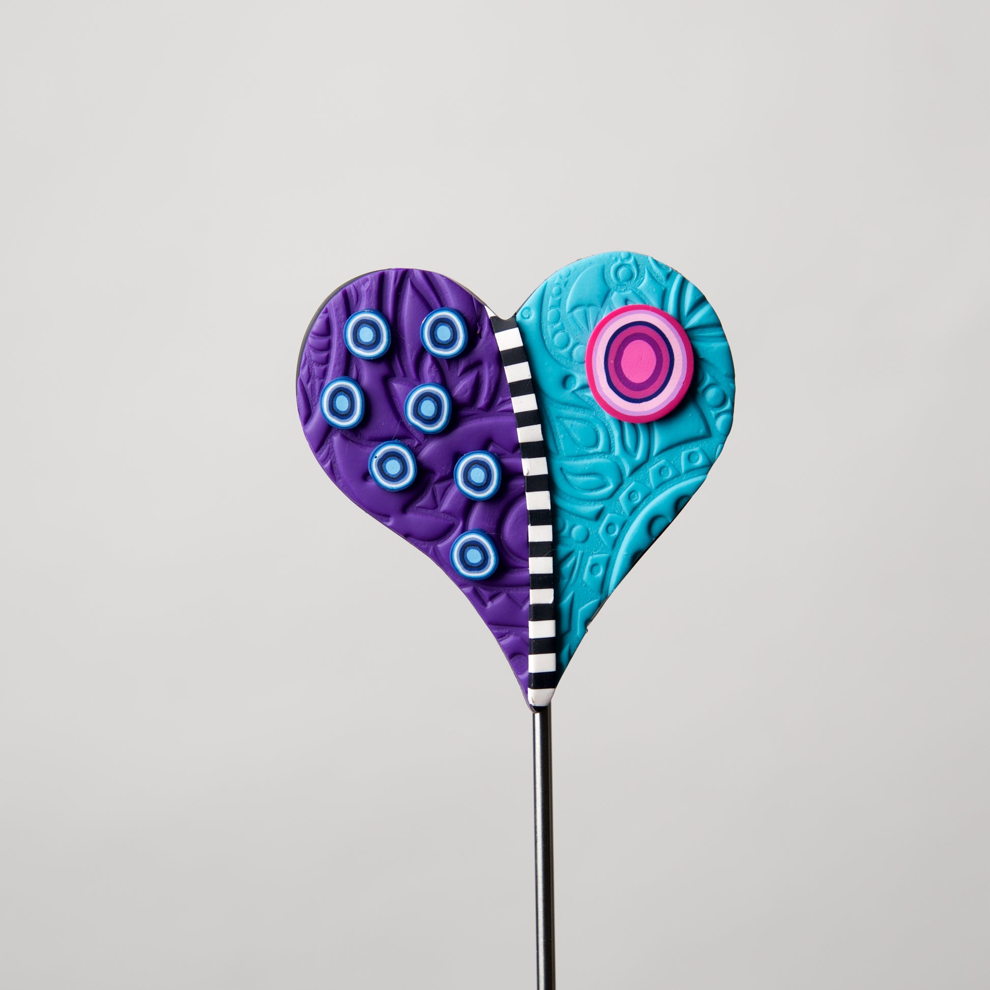 Clay Hearts by Kristi Thorndike Kent - © Blue Pomegranate Gallery