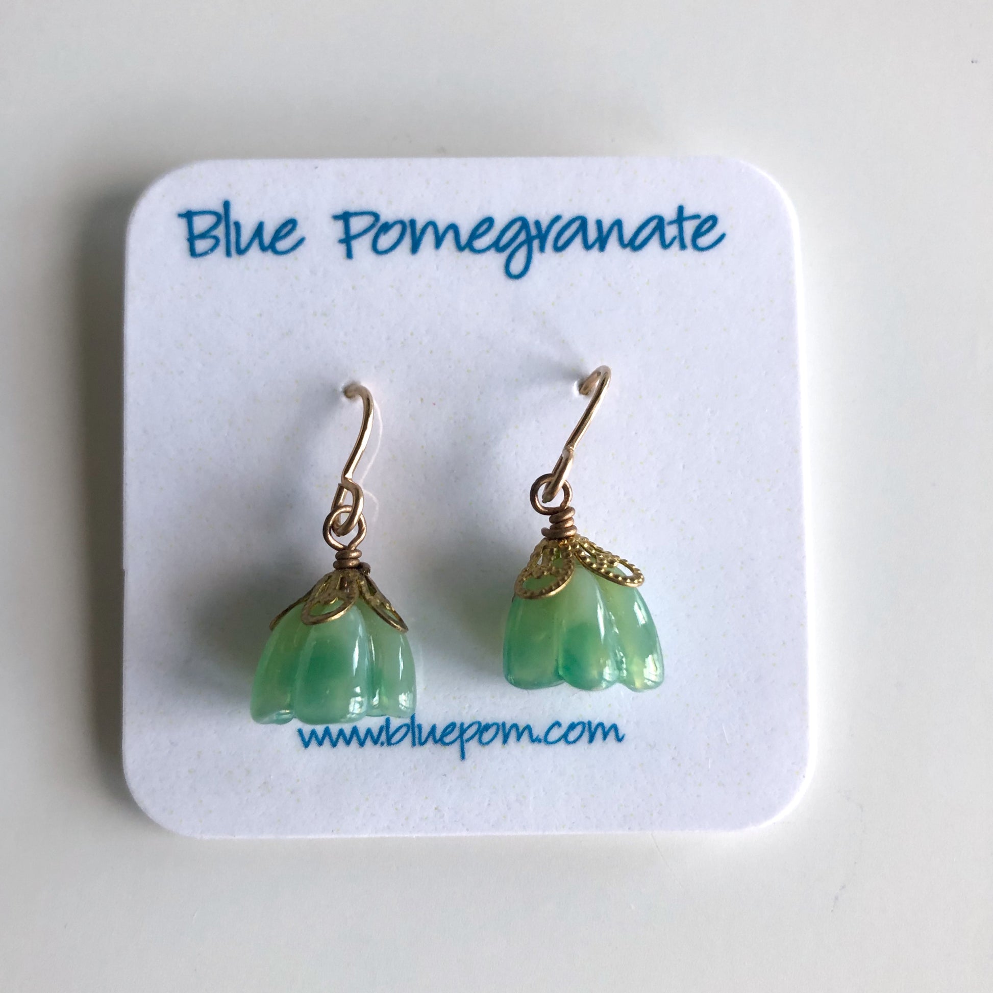 Bell Flower Drop Earrings by Mary Lowe - © Blue Pomegranate Gallery