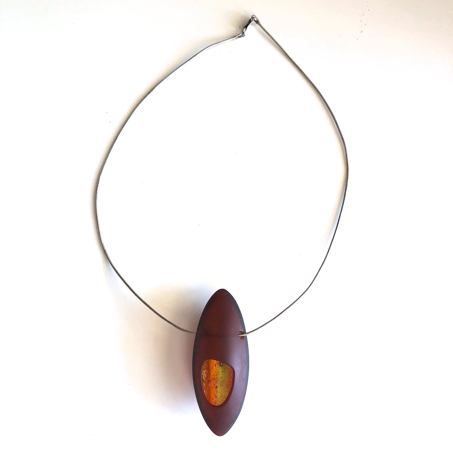 Carnelian Atomic Uno Necklace by Dolores Barrett - © Blue Pomegranate Gallery