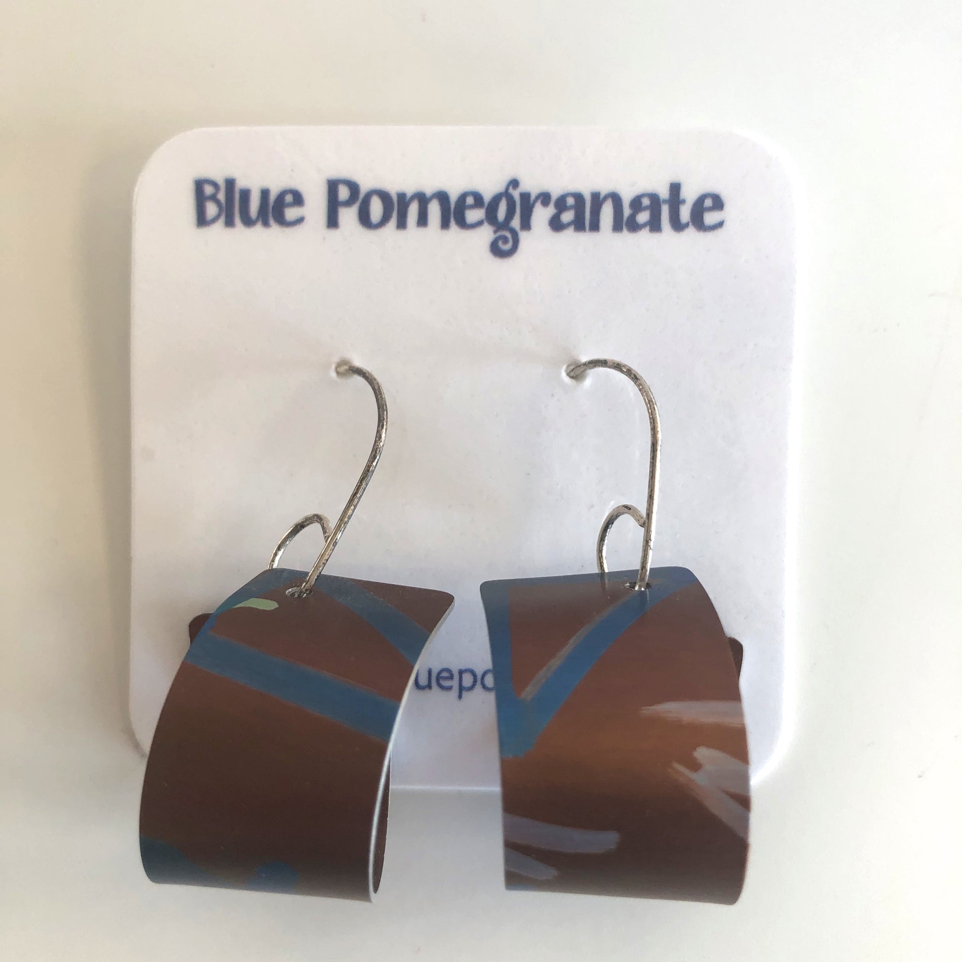 Anodized Aluminum, Sterling Silver Earrings by Jon Klar - © Blue Pomegranate Gallery
