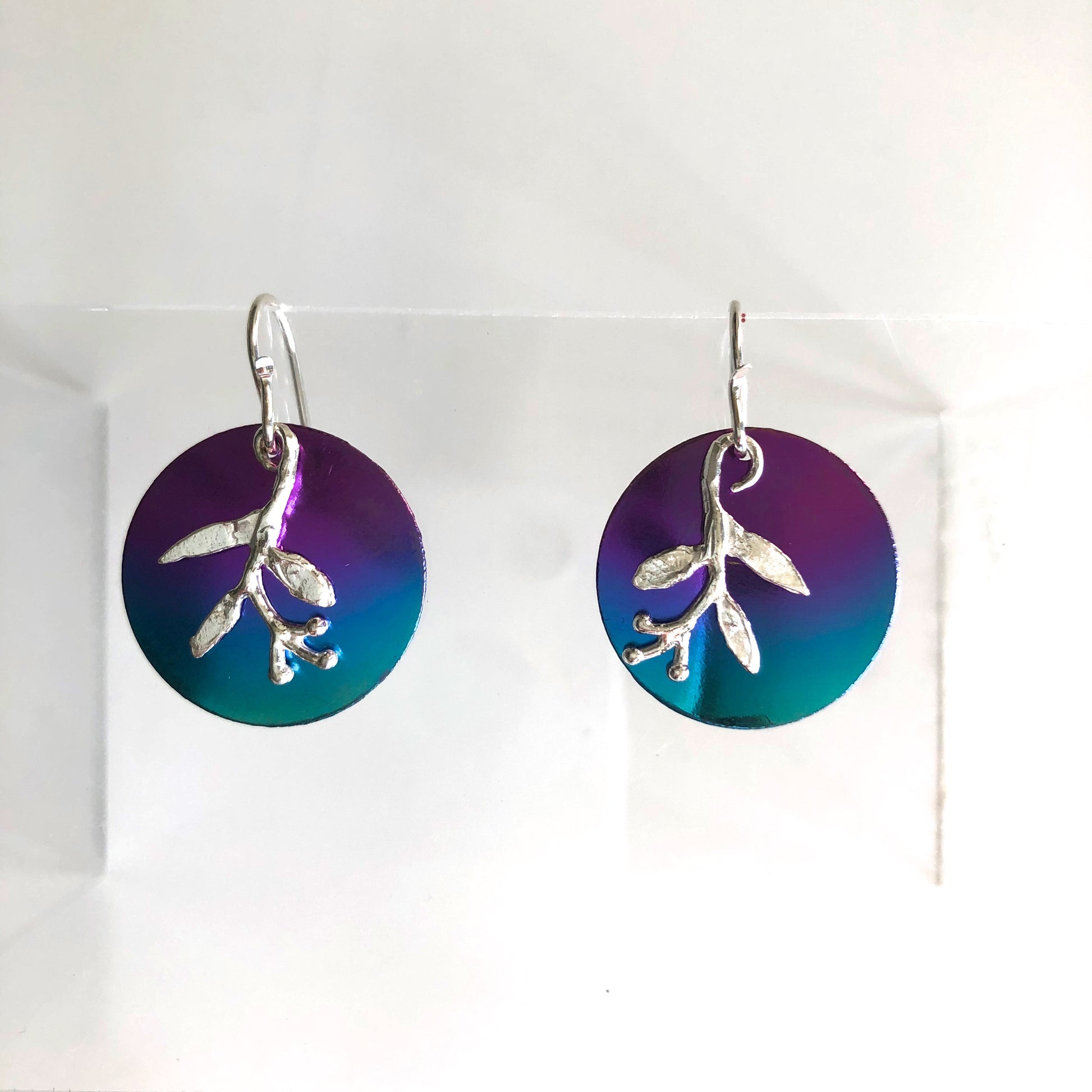 A45-ss Circled Berry Earrings by Mark Steel - © Blue Pomegranate Gallery