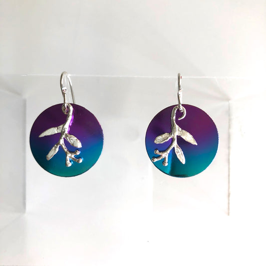 A45-ss Circled Berry Earrings by Mark Steel - © Blue Pomegranate Gallery