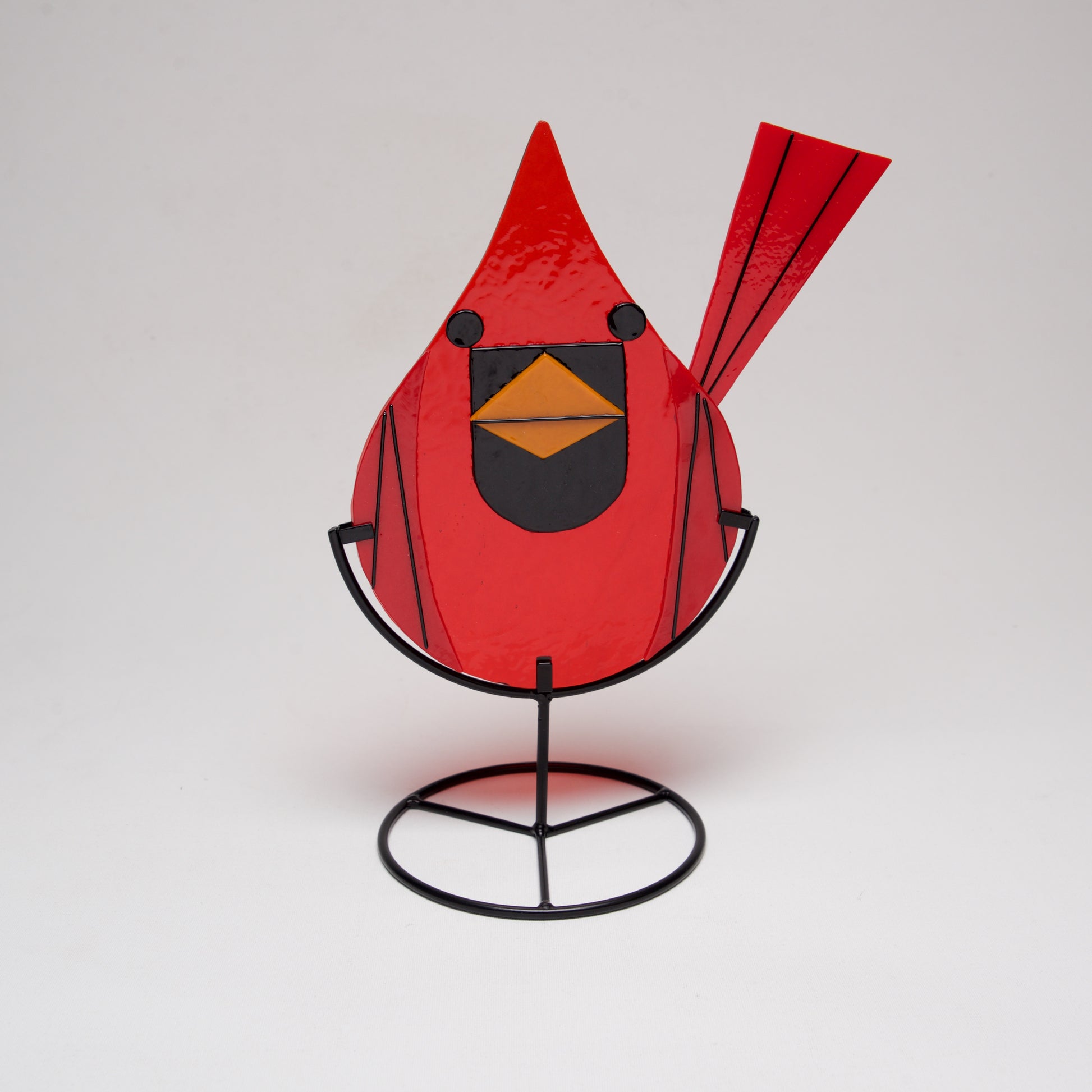 Harper Glass Cardinal by Sondra Gerber - © Blue Pomegranate Gallery