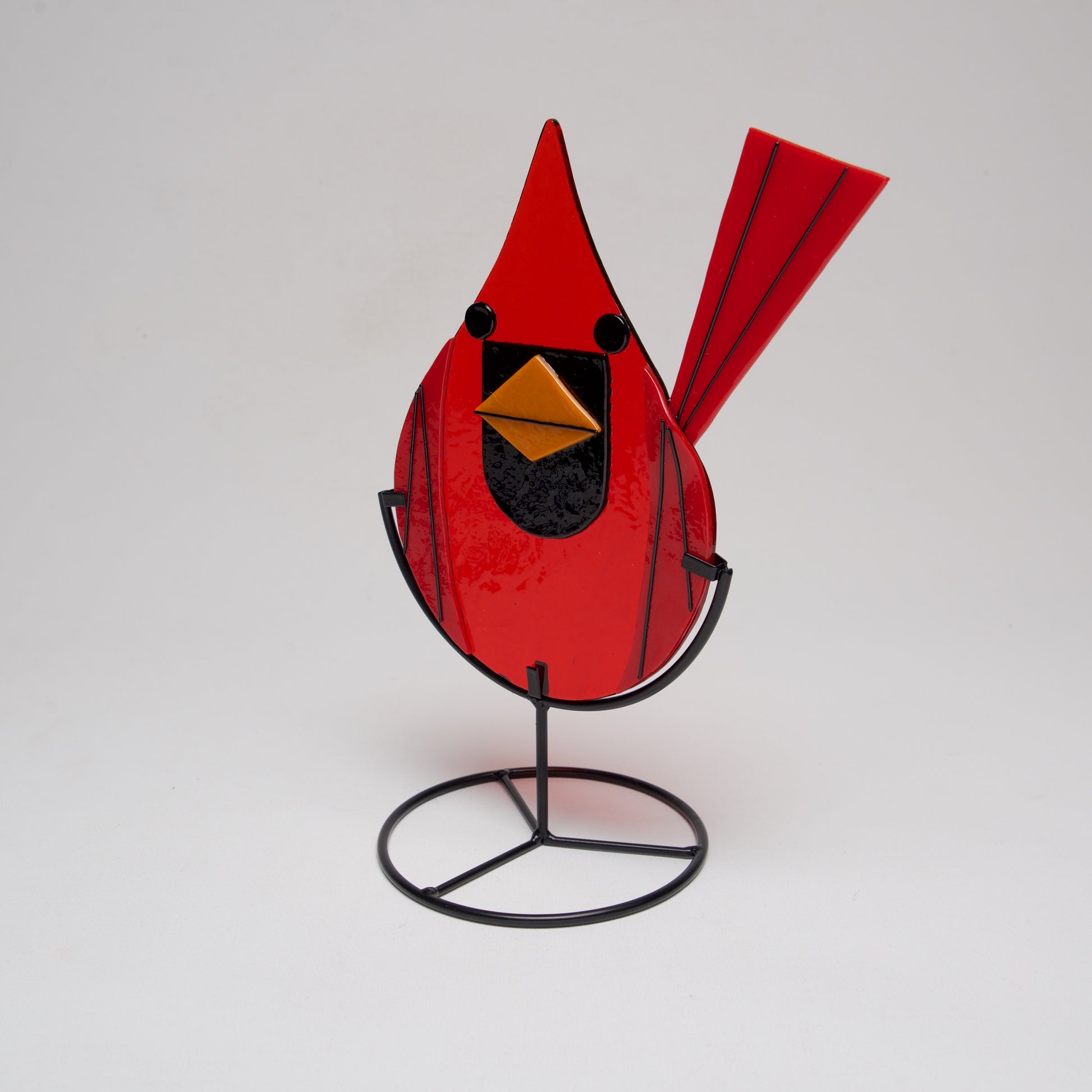 Harper Glass Cardinal by Sondra Gerber - © Blue Pomegranate Gallery