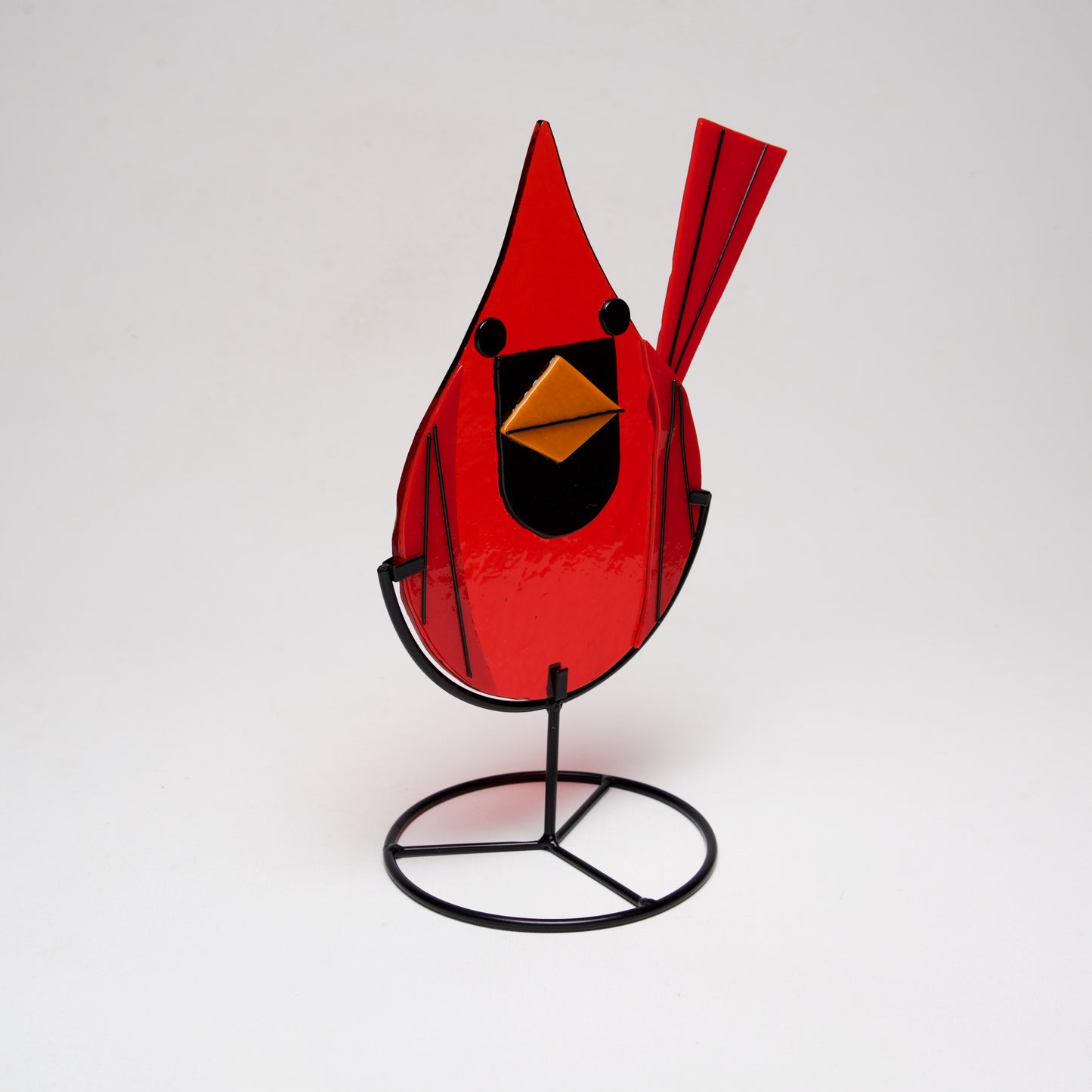 Harper Glass Cardinal by Sondra Gerber - © Blue Pomegranate Gallery