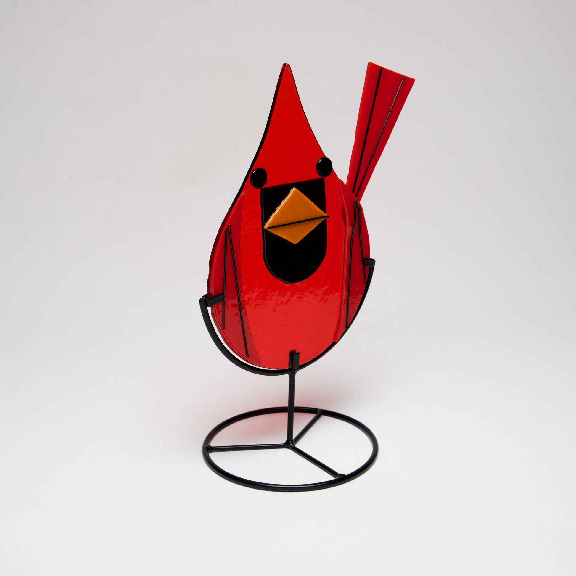 Harper Glass Cardinal by Sondra Gerber - © Blue Pomegranate Gallery