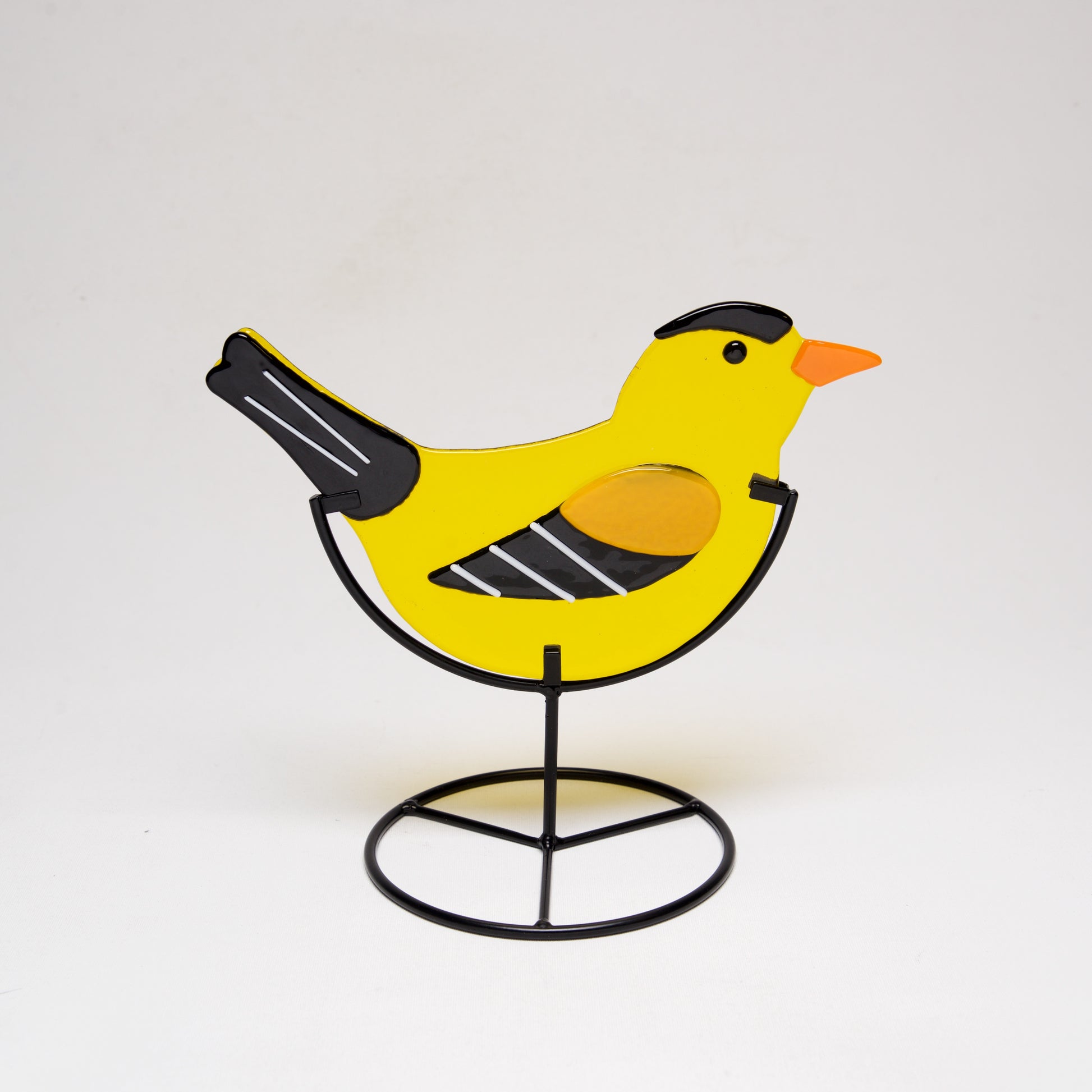 Glass Finch by Sondra Gerber - © Blue Pomegranate Gallery