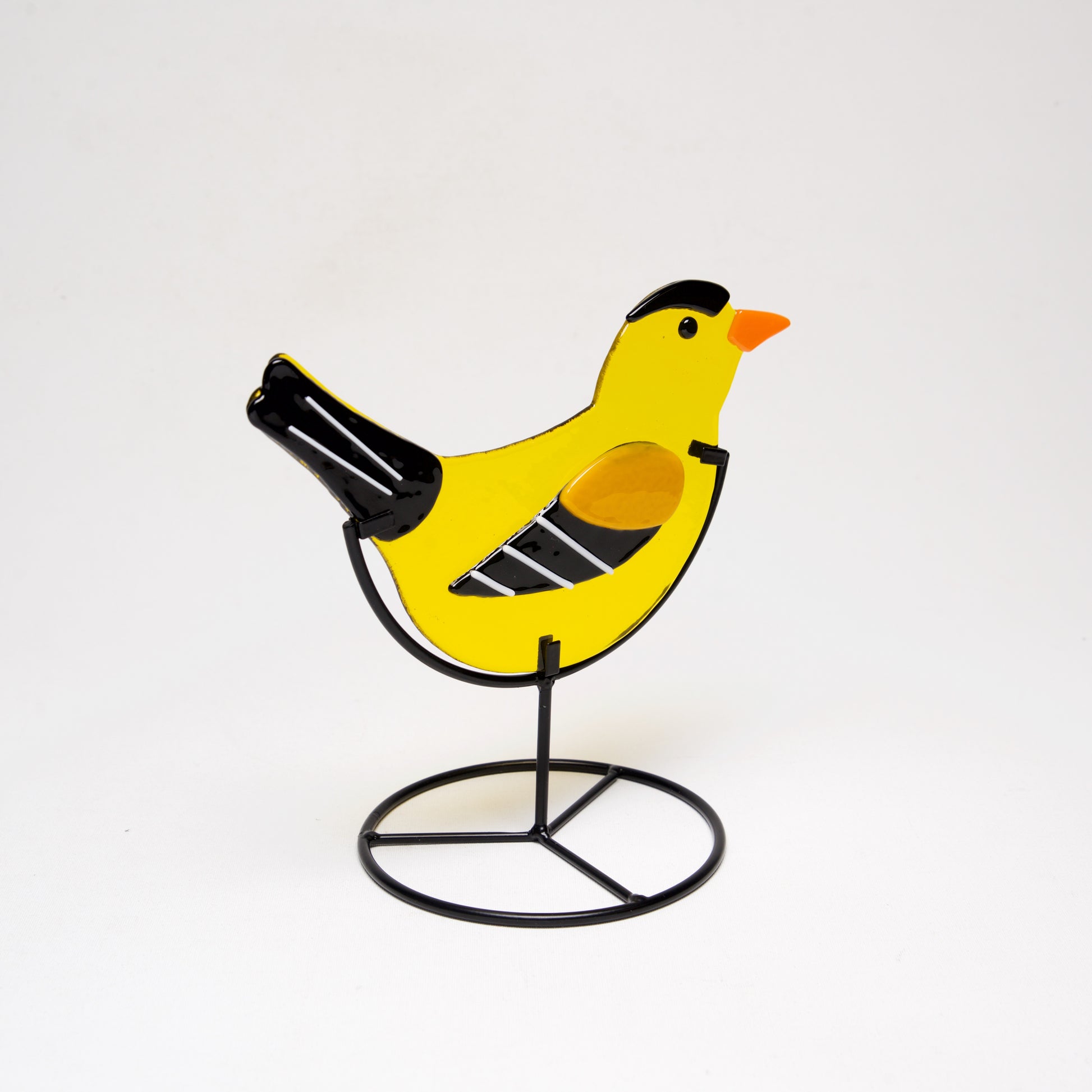 Glass Finch by Sondra Gerber - © Blue Pomegranate Gallery