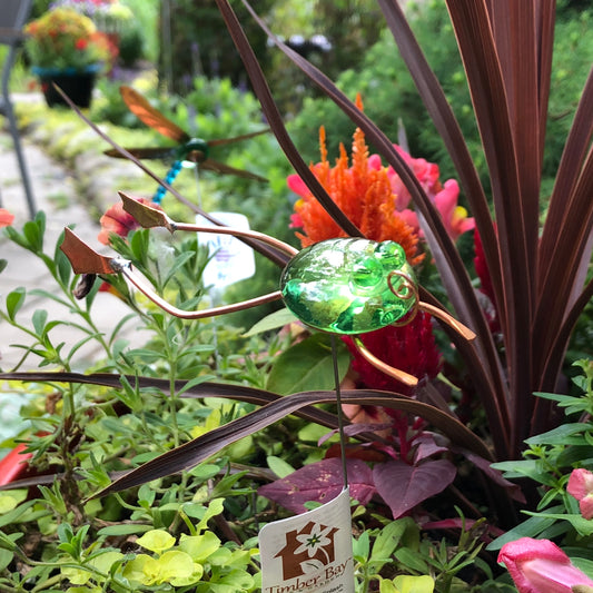Jumpin' Jack Splash Potted Plant Stake - © Blue Pomegranate Gallery