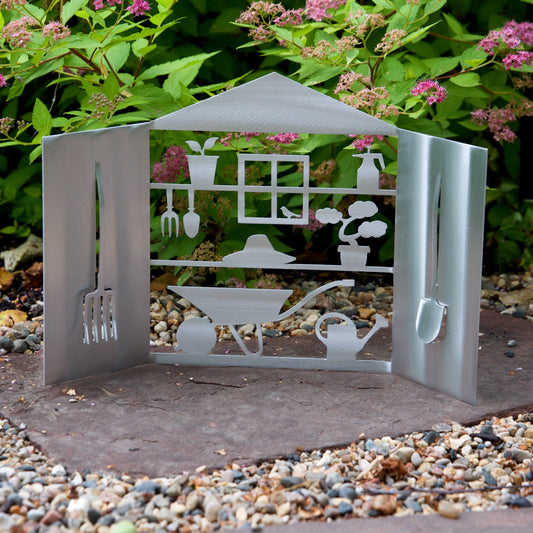 She Shed (Potter's Shed) by Sondra Gerber - © Blue Pomegranate Gallery