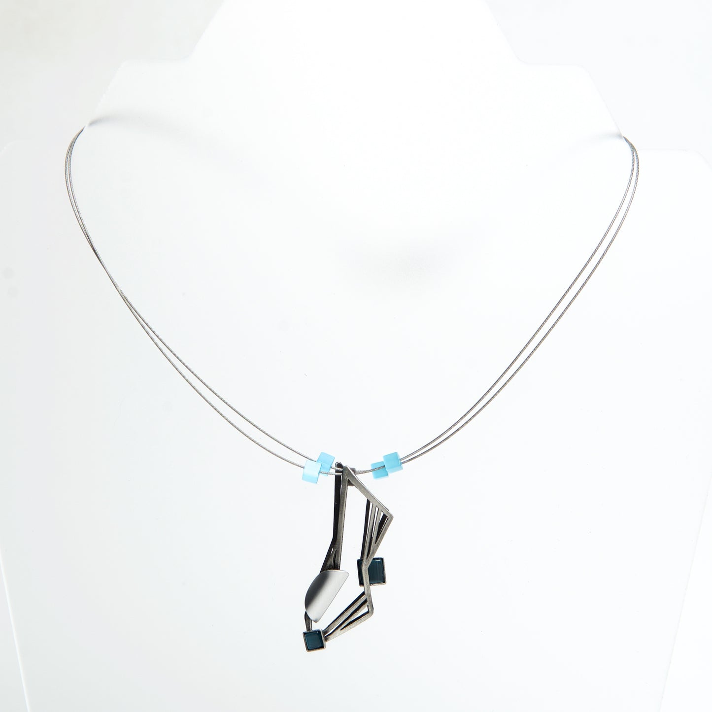 Wire Necklace F255 by Christophe - © Blue Pomegranate Gallery